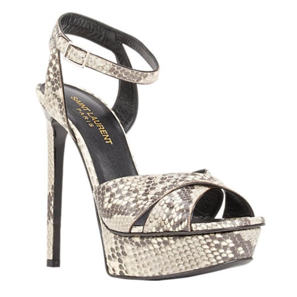 Saint Laurent Ysl Bianca Python 7 With Box Dustbag - image 1